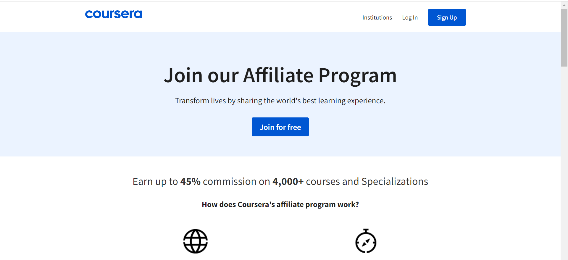 Coursera affiliate