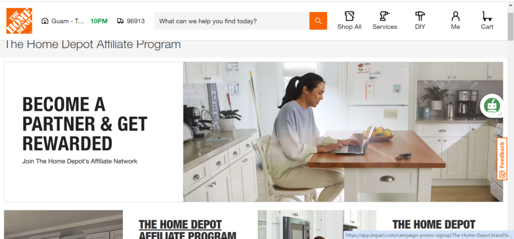 home depot affiliate marketing