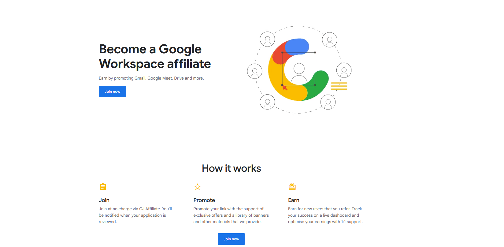 Google workspace affiliate program