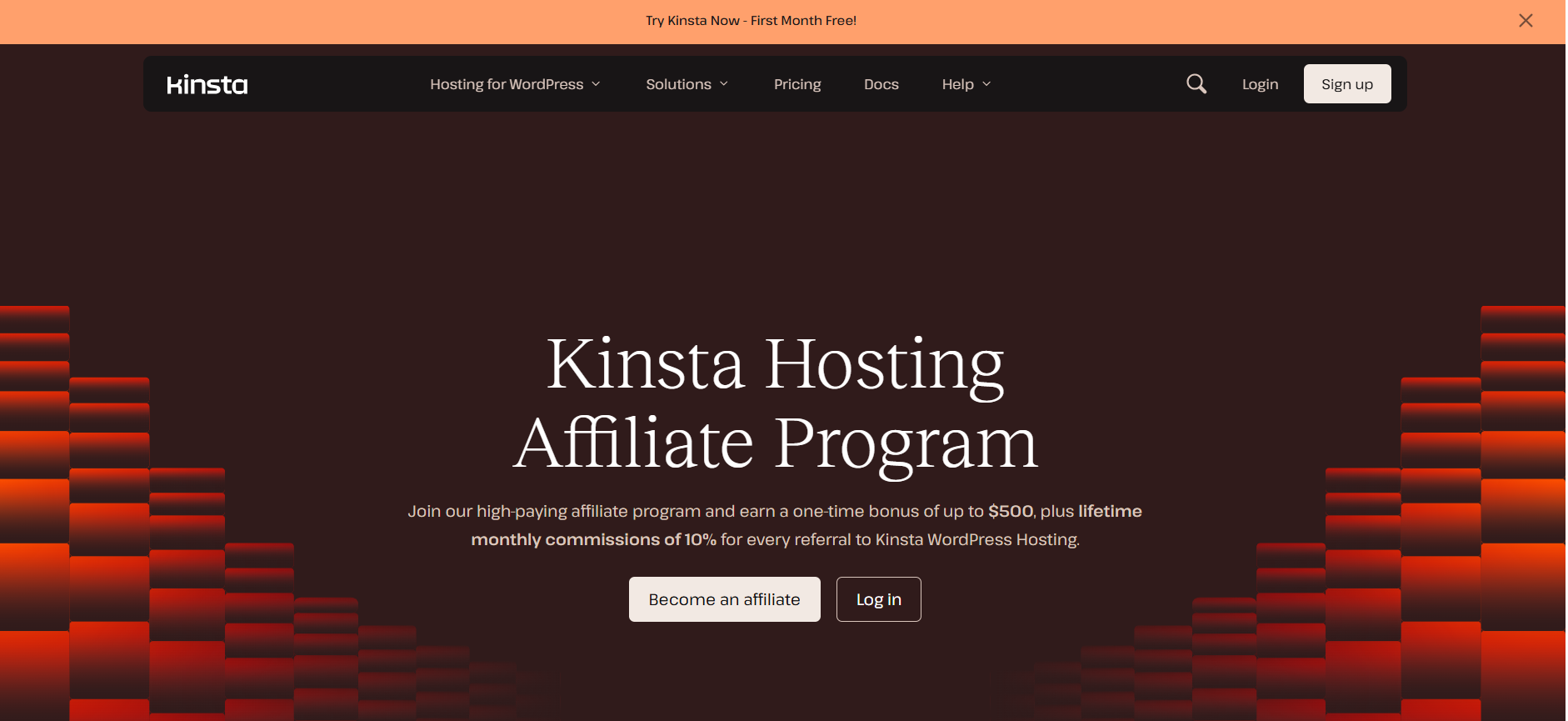 Kinsta affiliate program