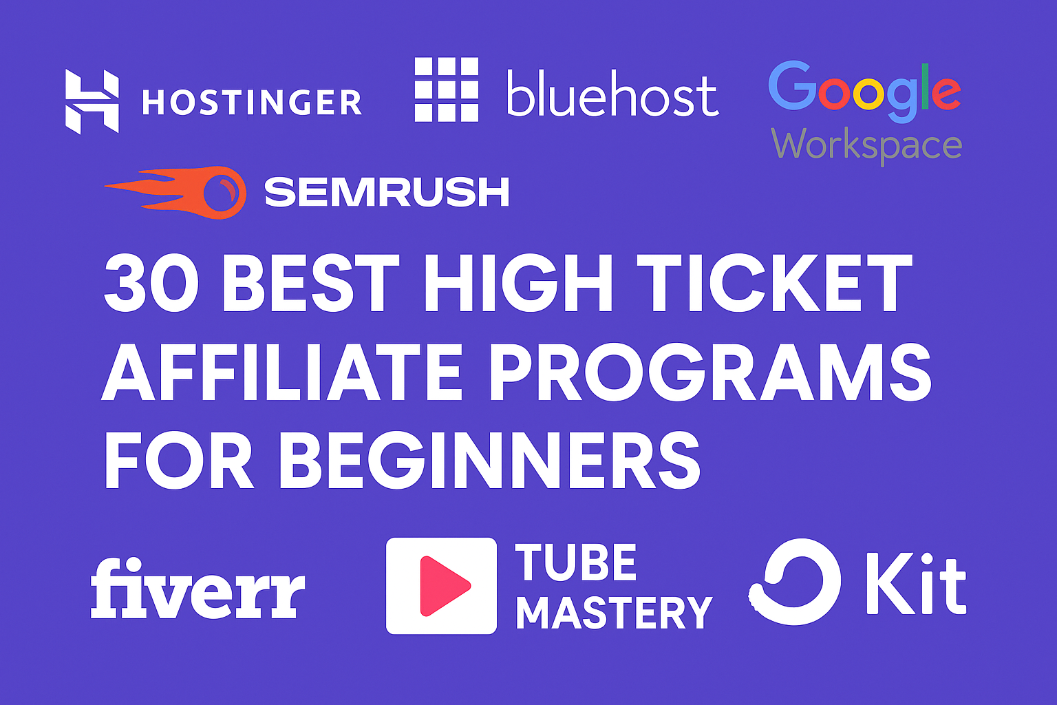 Best High Ticket Affiliate Programs for Beginners