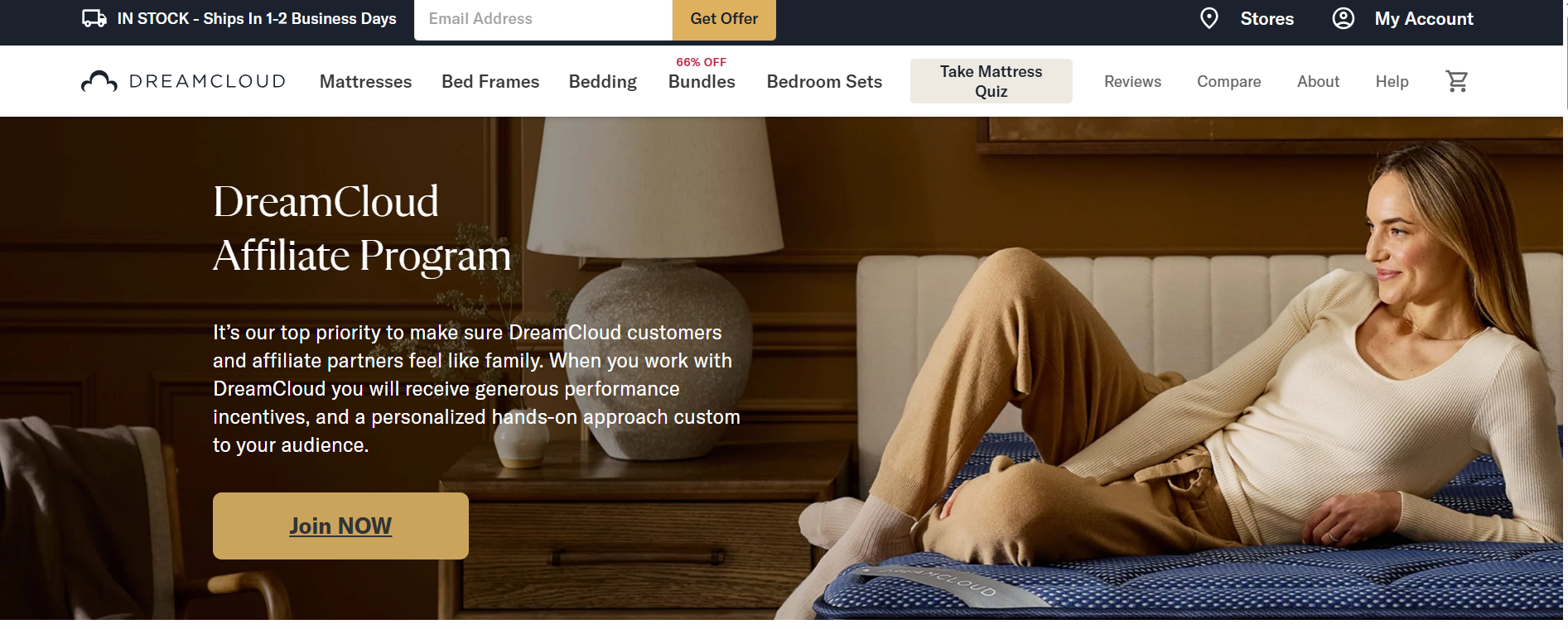 DreamCloud affiliate program